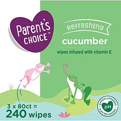 Parent's Choice cloth-like wipe texture close-up for tough messes