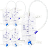 PARIZONE leg bag 500ml pack with five bags for reliable daily urine collection