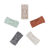 Parker Baby Co cable-knit headband close-up texture showing soft stretch for daily wear