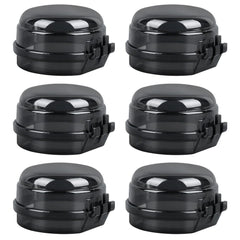 PartyKindom stove knob safety cover on a gas stove prevents accidental knob turning.