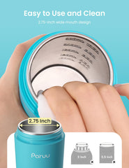 Paruu offers seven temperature settings for precise milk warming.