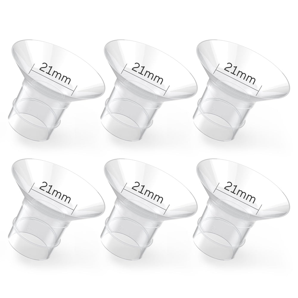 Paruu 21mm flange inserts pack close-up silicone, comfortable, BPA-free.