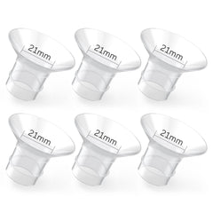 Paruu 21mm flange inserts pack close-up silicone, comfortable, BPA-free.