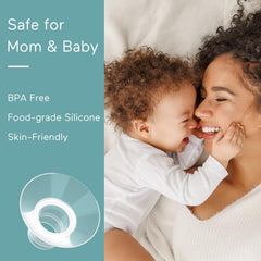 Paruu 21mm inserts with Momcozy shields for better seal and fit.