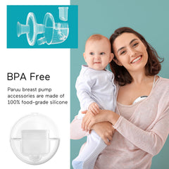 Paruu P10 28mm single-sealed flange ensures a tight seal and better milk collection.