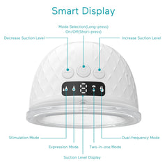 Paruu P10 LED display showing mode, level and battery status