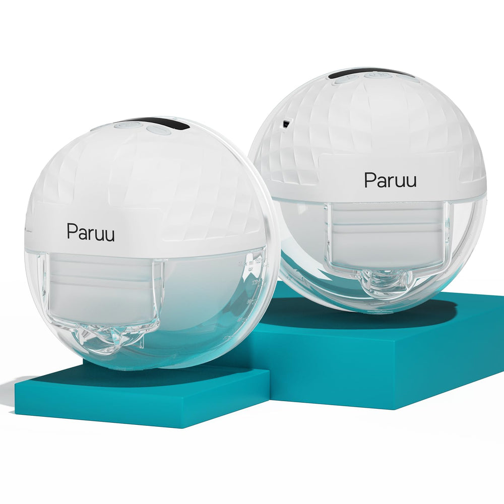 Paruu P10 wearable breast pump inside bra for hands-free pumping