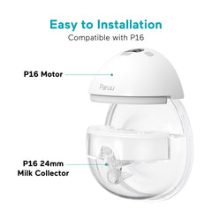 Paruu P16 membrane replacement for maintaining hygienic seal and performance.