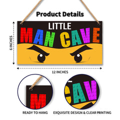 Patcate Ninja door sign adds playful boys room decor and personality.