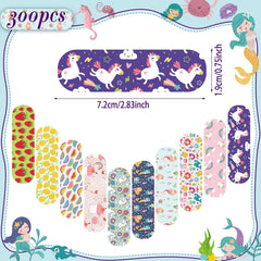 Patelai colorful cartoon-pattern bandages encourage kids during injuries