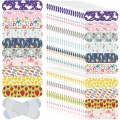 Patelai kids bandages bulk 300-pack with colorful cartoon patterns for quick wound care