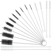 Patelai straw cleaning brush long 20 cm reaches deep bottle necks for thorough cleaning.