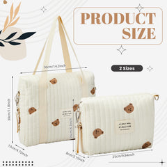 Paterr small diaper bag compact design for quick trips