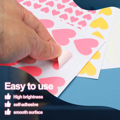 PATIKIL pink glow-in-the-dark heart sticker tape brightens DIY decor.