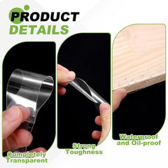 PATIKIL table and countertop edge protector offers a smooth, transparent guard.