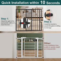 Paulmele all-metal frame provides durable containment for pets