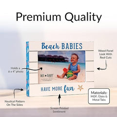 Pavilion Beach Babies wall-hanging option shows versatile decor for shelves or walls.