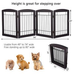 PAWLAND 4-panel gate arrives fully assembled and ready to use.