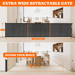 Pawtners gate with support rods maintains stability and prevents gate sag