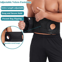 PAZ WEAN belt with full-length Velcro closure for easy on and off.