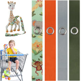 PBnJ Baby Toy Saver Strap teether clip keeps small toys within reach during teething sessions.