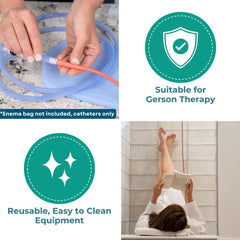 Two-pack PE Premium Enema kit shown for cost‑effective reuse.