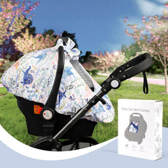 Pea Pod wind-block window car seat cover for privacy and wind protection