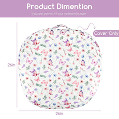 Pea Pod cover with hidden zipper enables quick changes.