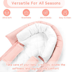 Pea Pod reversible all-seasons design keeps baby cozy in any weather.