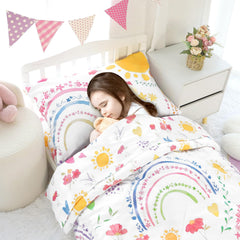 Pea Pod pillowcase soft fabric supports peaceful bedtime routines.