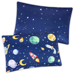 Pea Pod unicorn pillowcase design with silky-soft milk silk for kids