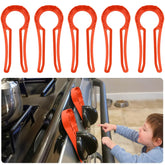 PeachLeaf gas stove knob lock pack-5 secures knobs for family safety.