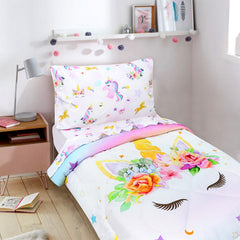 Pea Pod flat top sheet sized 45x60 for snug toddler bed fit