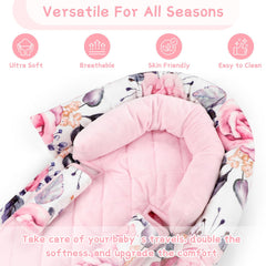 Pea Pod soft plush cushion adds gentle padding for head and neck support
