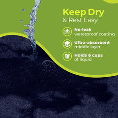 PeapodMats breathable cotton top pee pad for comfortable nights.