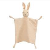 PEIPEIWU Lovey blanket made of organic cotton muslin, soft and breathable for baby's skin.