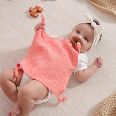 PEIPEIWU Loveys attachable snap closure for easy pacifier or teether attachment.