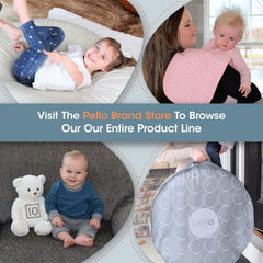 Pello Comfy Cradle fabric options highlight cool cotton and cozy brushed poly for baby comfort.
