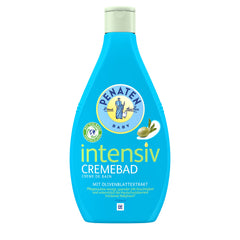 Penaten Baby Intensive Cream Bath bottle for gentle cleansing of delicate skin.