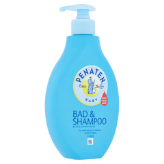 Penaten skin and hair cleansing action during bath time