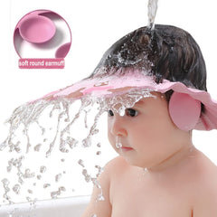 PENINSULA LOVE yellow visor for kids makes bath time cheerful and mess-free.