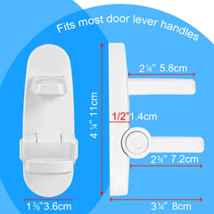 PENMAMA 4-pack door safety locks, quick install and removal.