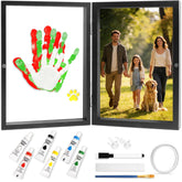 Pequecom family handprint kit frame assembly creates lasting memories.