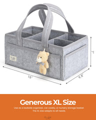 PeraBella car diaper caddy keeps supplies within reach