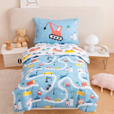 PERFEMET 4-piece toddler bedding, packaged neatly for easy gifting