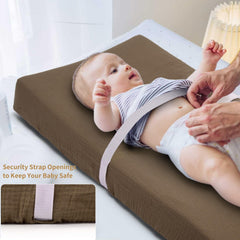 Pet Rejoir changing pad cover with deep elastic pocket for a secure fit.