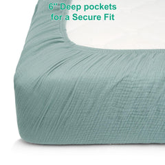 Pet Rejoir crib sheet with elastic deep pocket, snug and secure fit