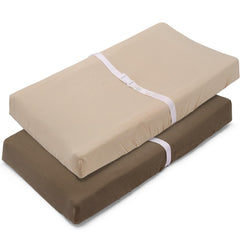 Pet Rejoir muslin changing pad cover, full view; two-pack for easy diaper changes.