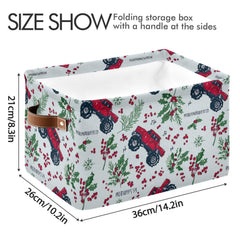 Pfrewn five-side prints on nursery bin brighten spaces.