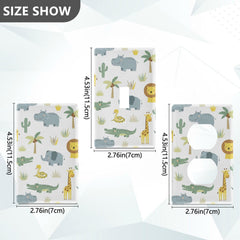Pfrewn zebra outlet cover blends safety with whimsy.